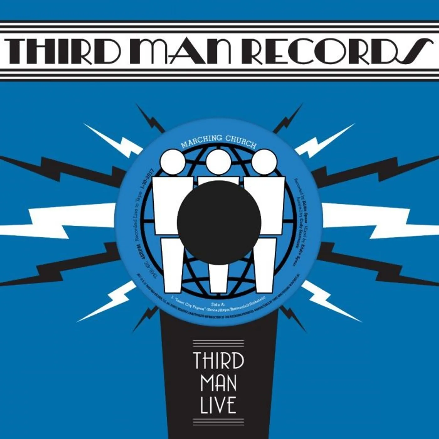 Marching Church INNER CITY PIGEON / CALENTURE (THIRD MAN LIVE) Vinyl Record