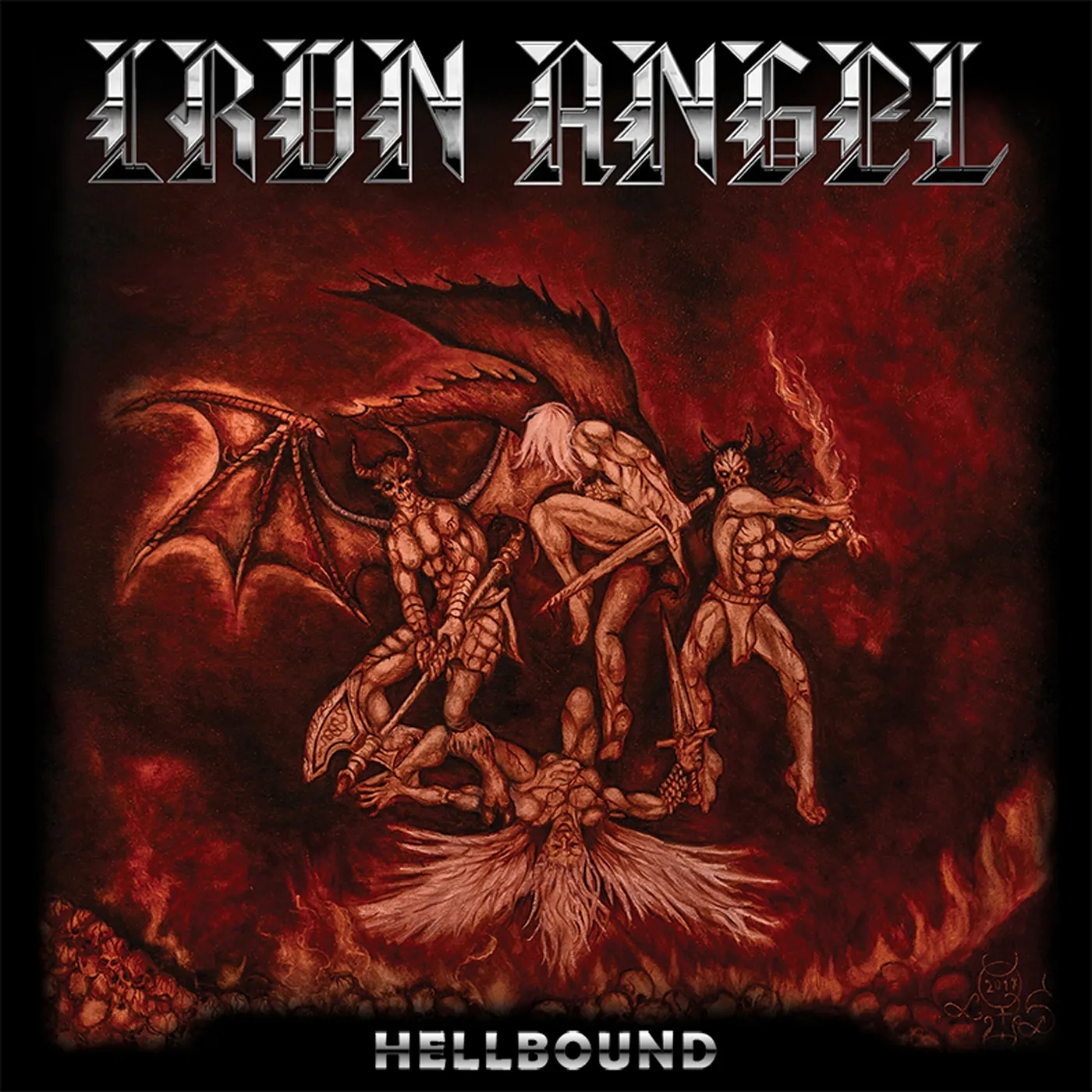 Iron Angel HELLBOUND Vinyl Record