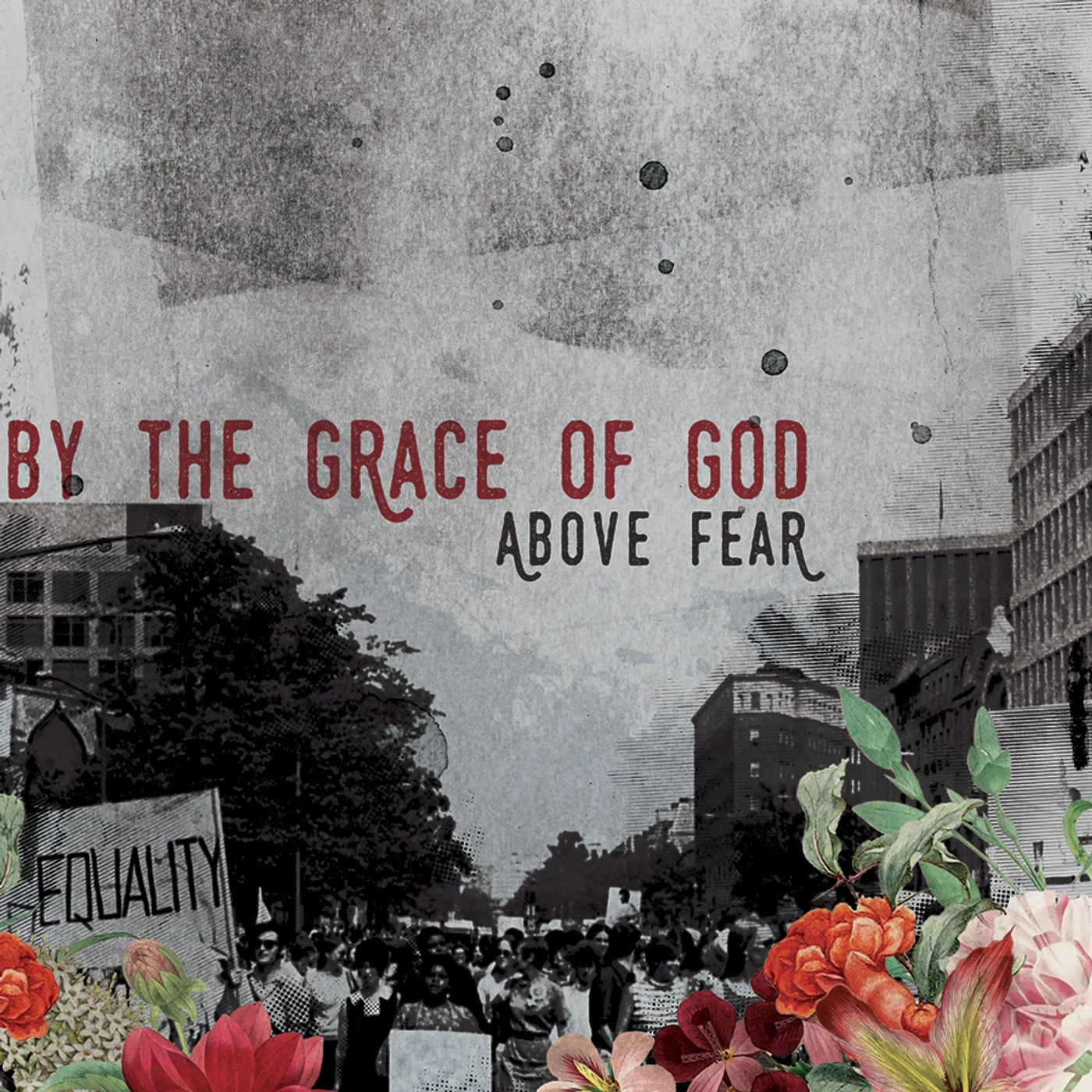 By The Grace Of God ABOVE FEAR (BLACK/PURPLE) Vinyl Record