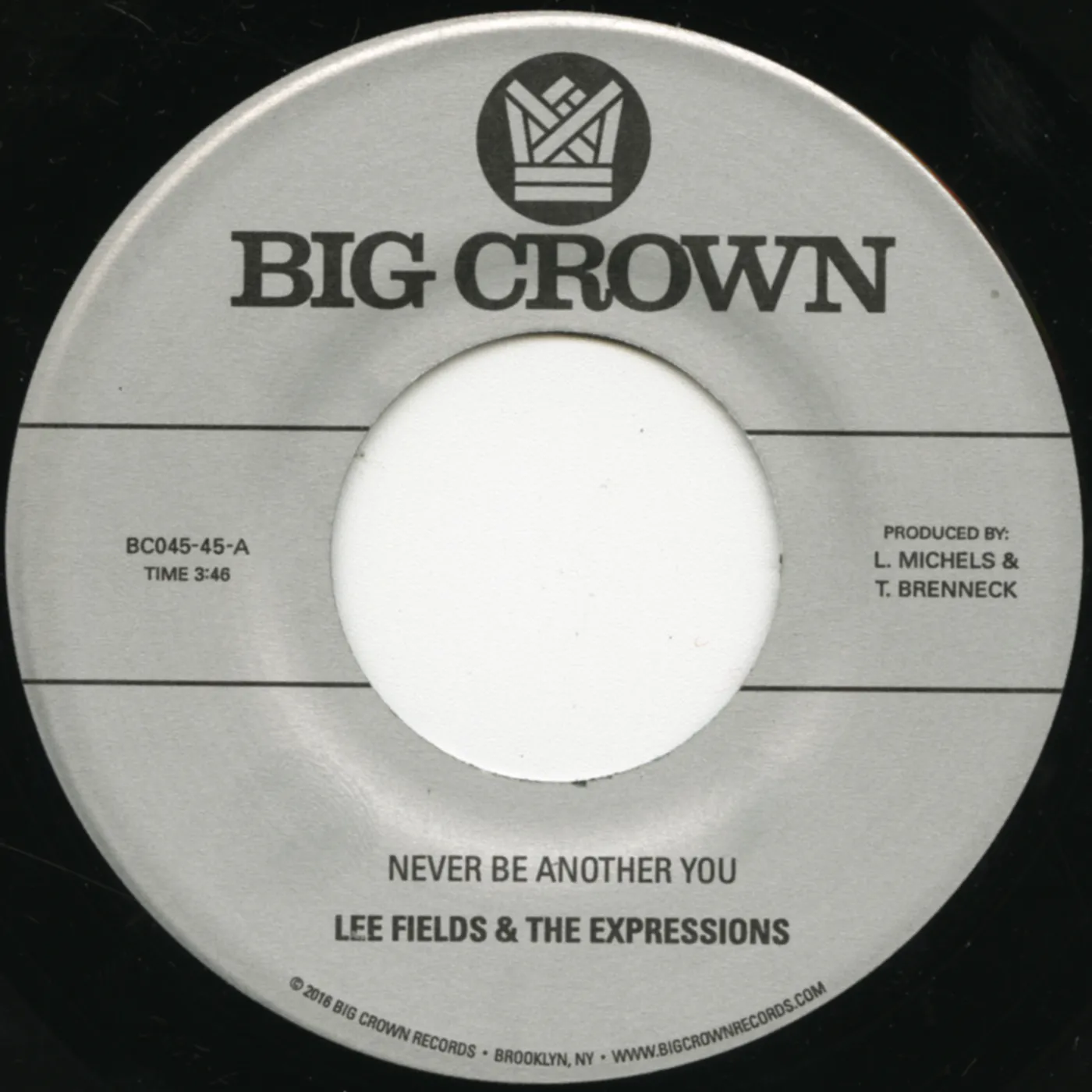 Lee Fields NEVER BE ANOTHER YOU / LOVER Vinyl Record