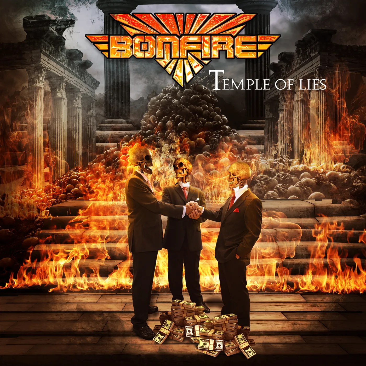 Bonfire TEMPLE OF LIES (DIGIPAK) CD