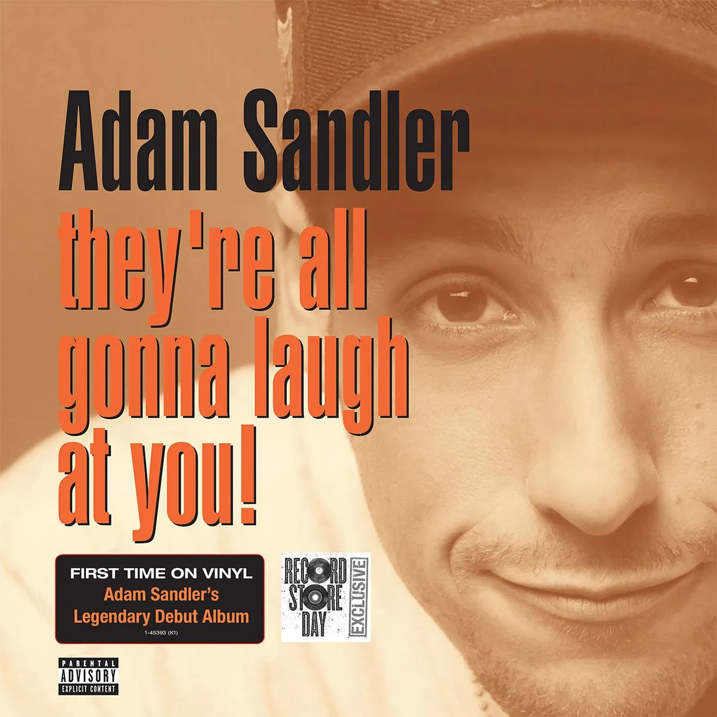 Adam Sandler THEY'RE ALL GONNA LAUGH AT YOU Vinyl Record