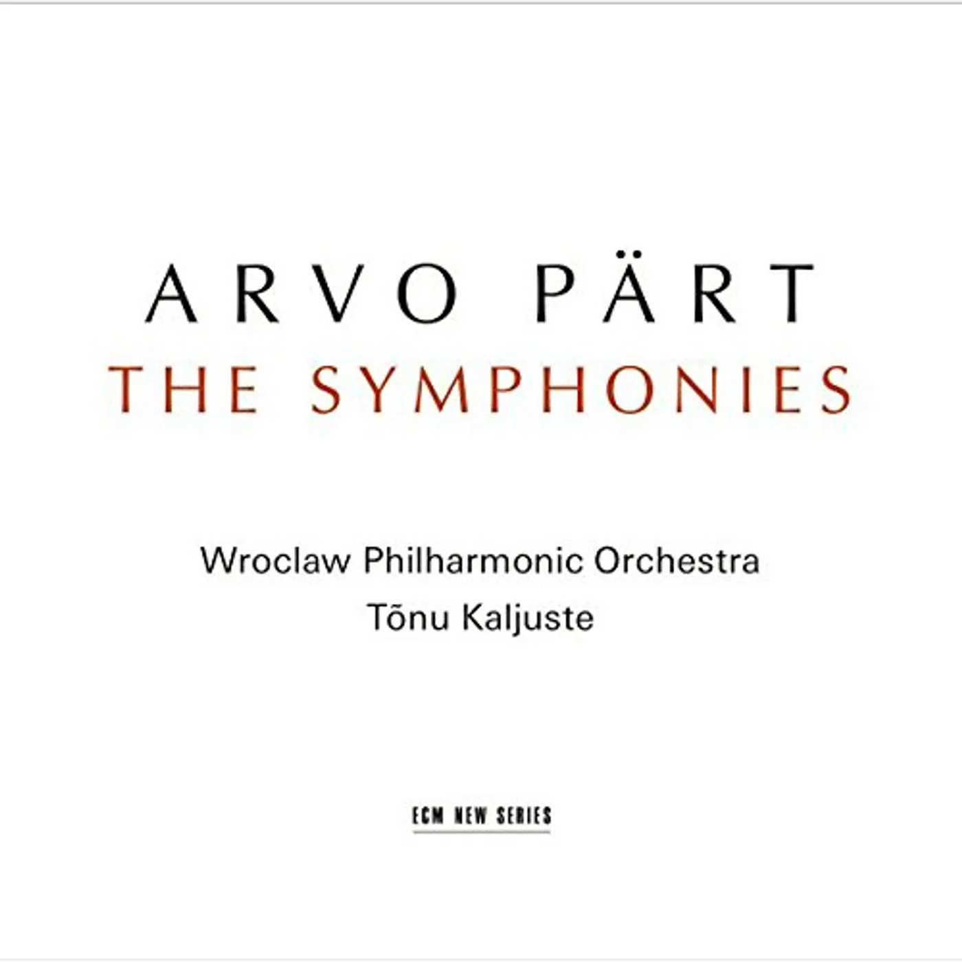 Arvo Pärt PART: SYMPHONIES CD