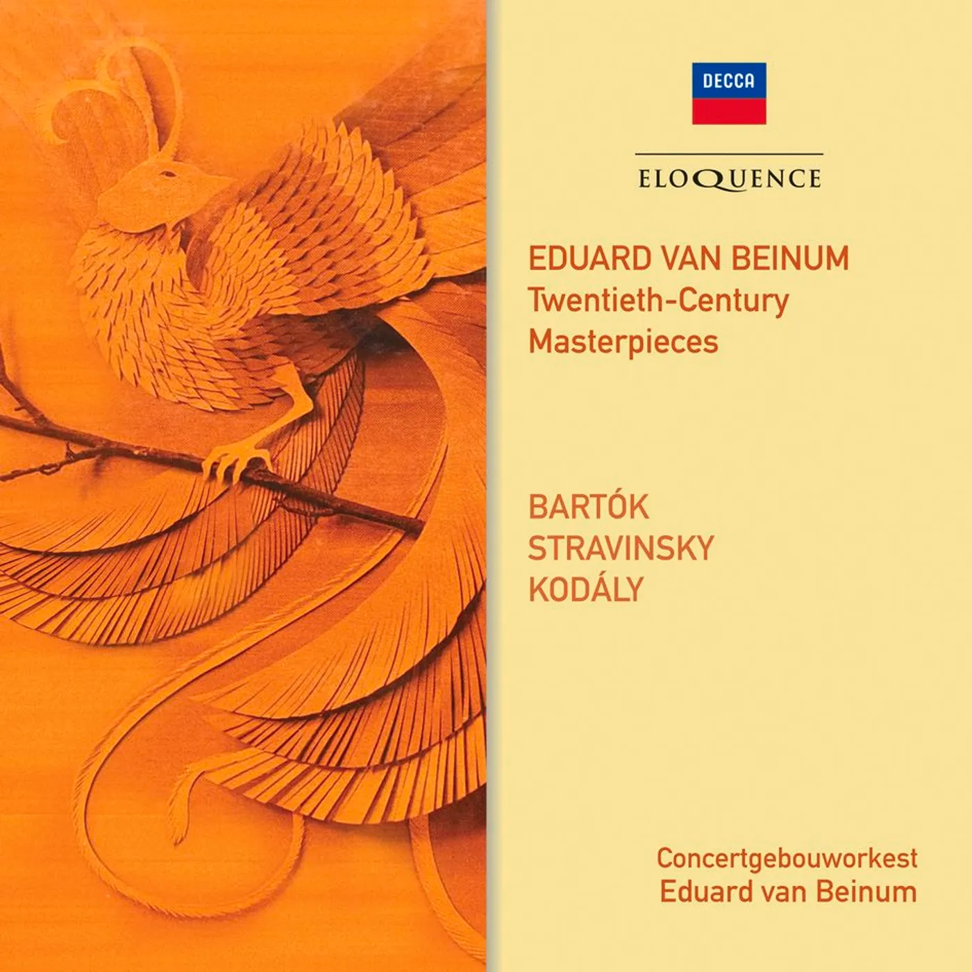 Eduard van Beinum TWENTIETH-CENTURY MASTERPIECES CD