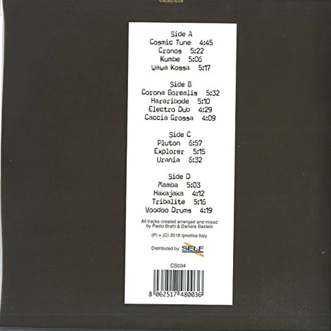 Daniele Baldelli COSMIC SOUND Vinyl Record