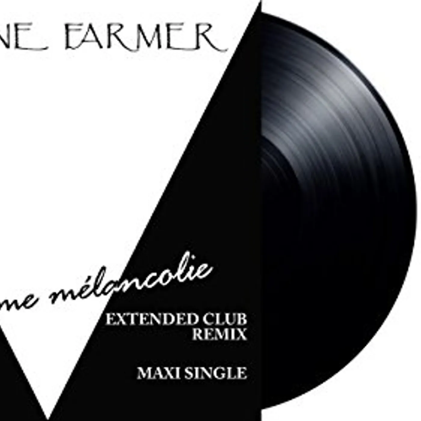 Mylène Farmer JE T'AIME MELANCOLIE Vinyl Record