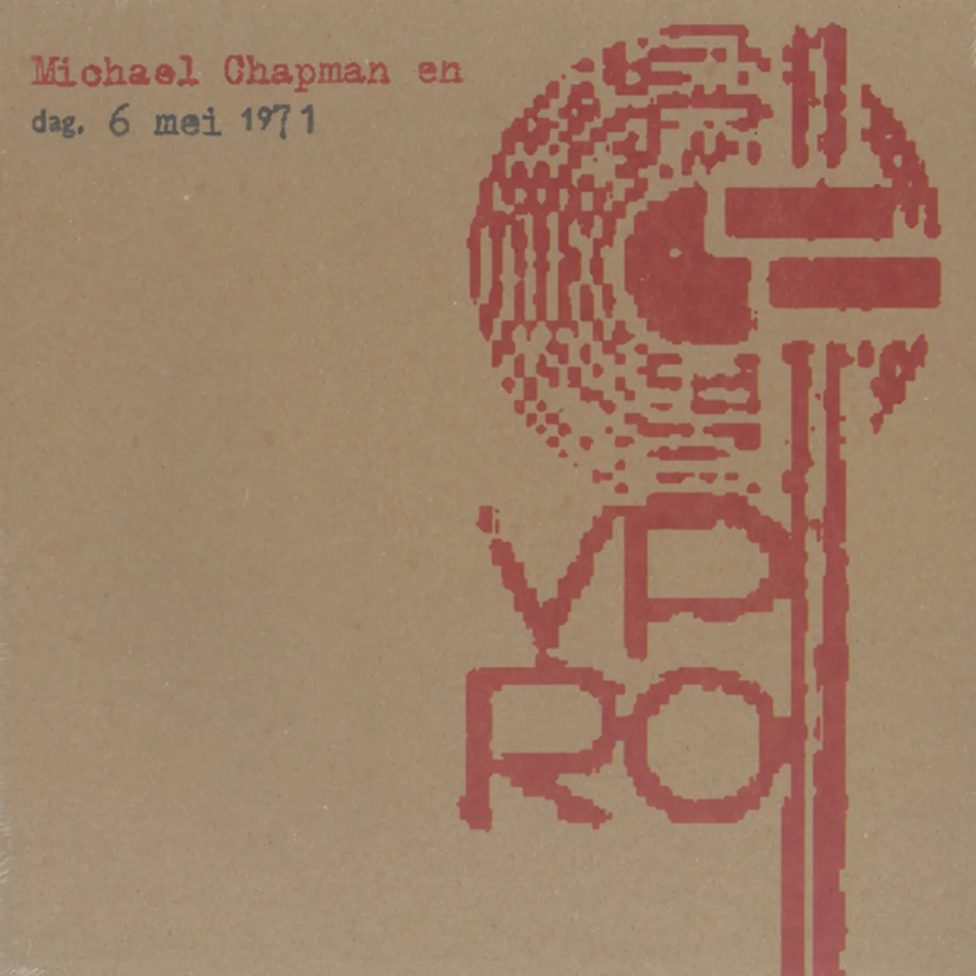 Michael Chapman LIVE VPRO Vinyl Record
