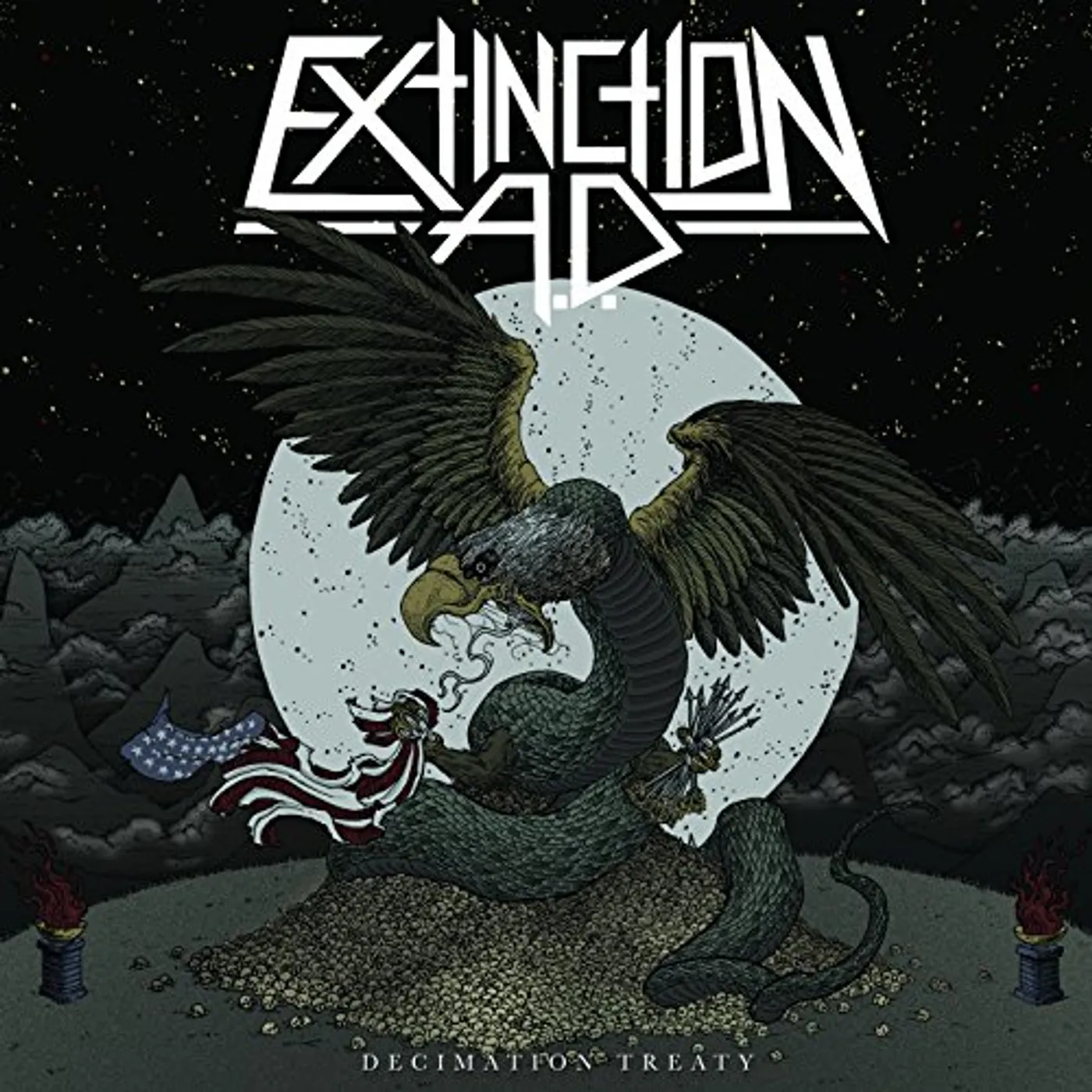 EXTINCTION AD Decimation Treaty Vinyl Record