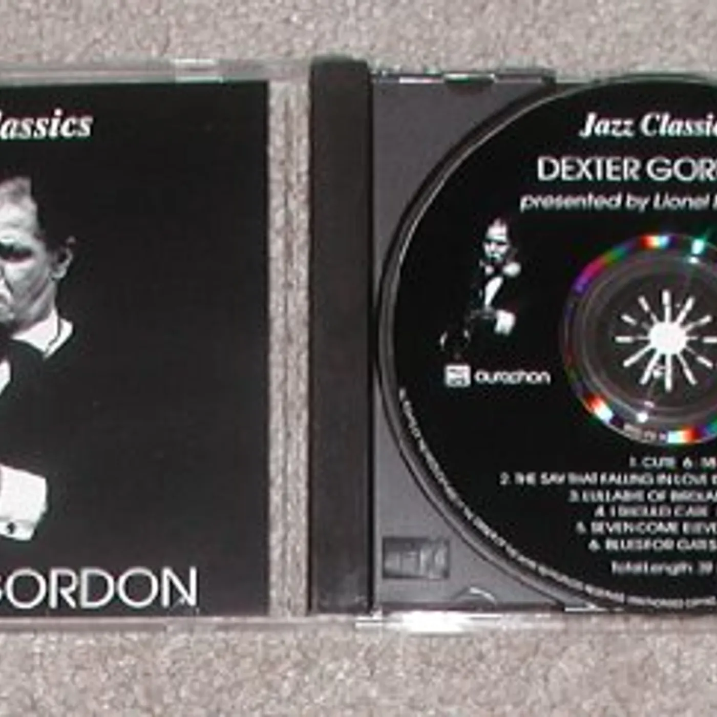 Dexter Gordon JAZZ CLASSICS CD