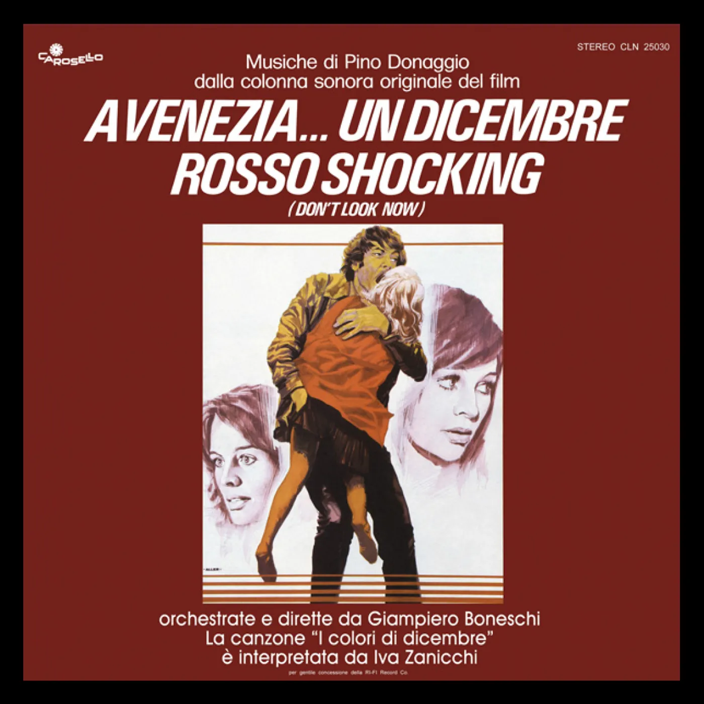 Pino Donaggio VENEZIA UN DICEMBRE ROSSO SHOCKING Vinyl Record