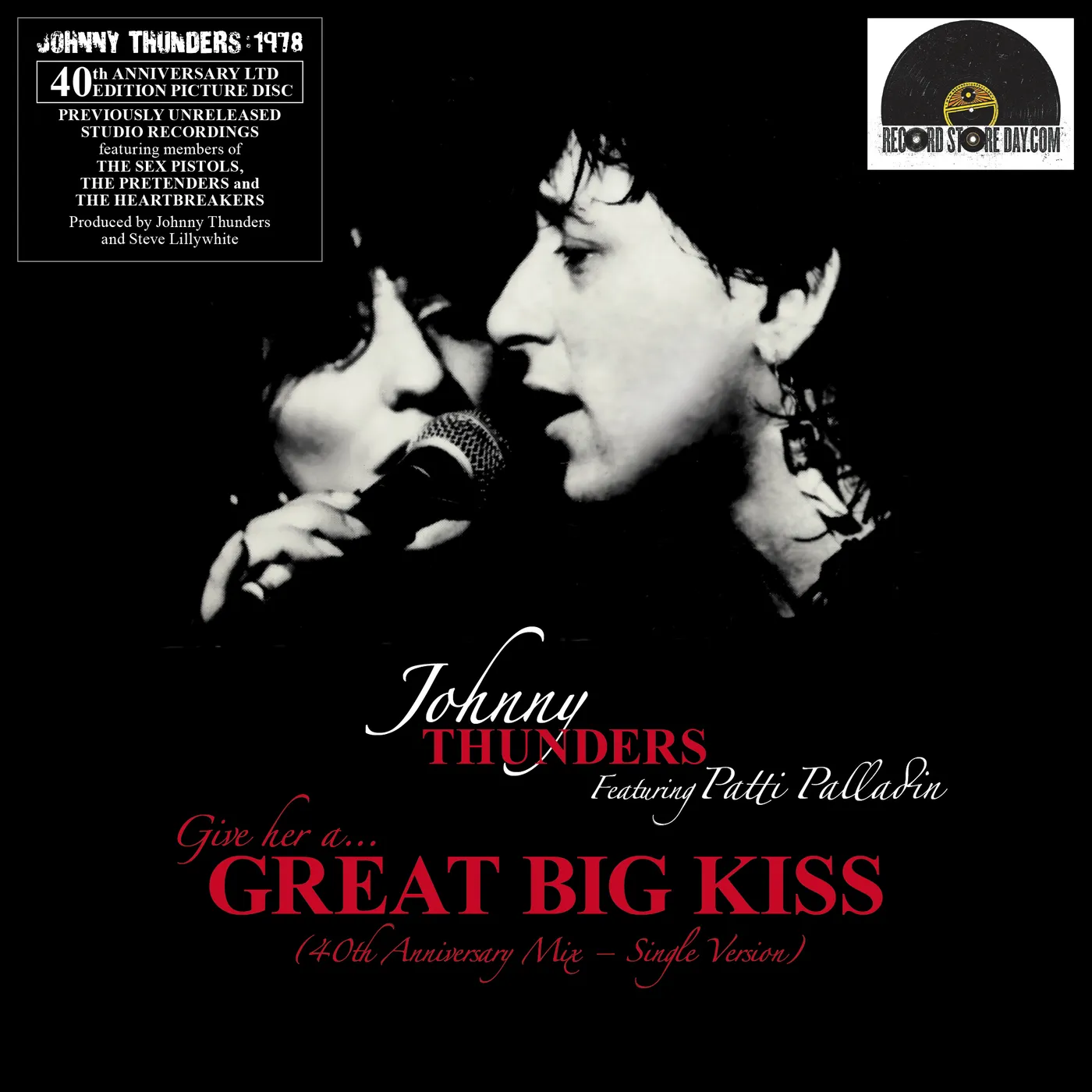 Johnny Thunders (GIVE HER A) GREAT BIG KISS (SINGLE VERSION 2015) Vinyl Record