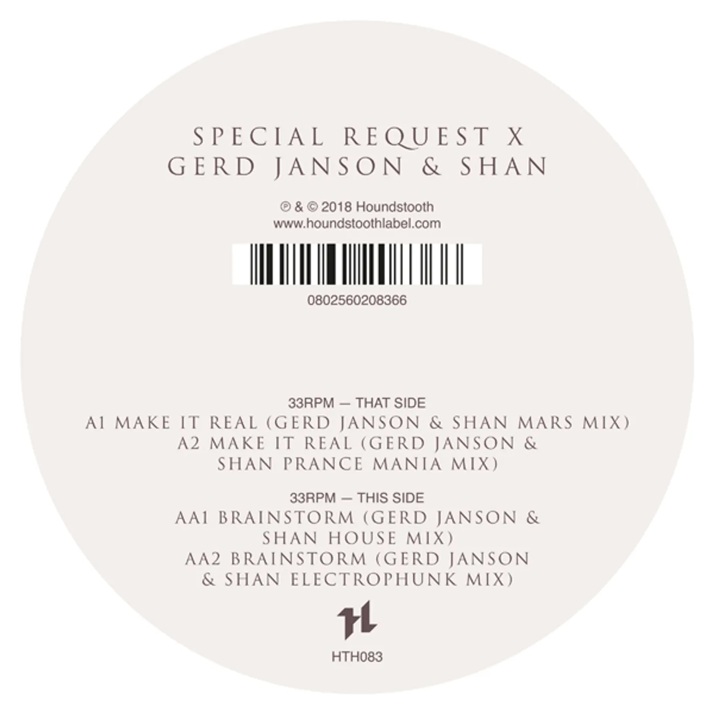 Special Request X Gerd Janson & Shan Vinyl Record