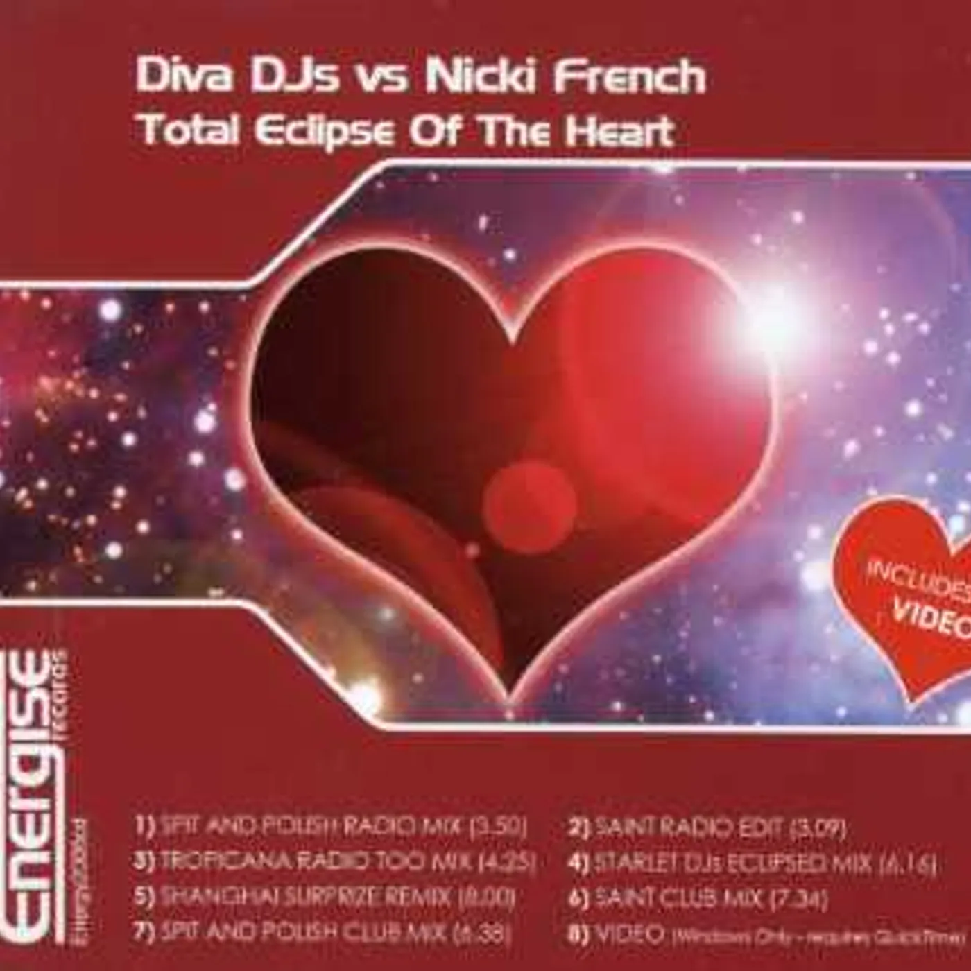 Nicki French TOTAL ECLIPSE OF THE HEART CD