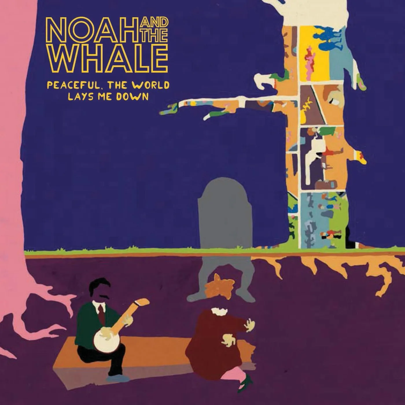 Noah And The Whale PEACEFUL THE WORLD LAYS ME DOWN Vinyl Record