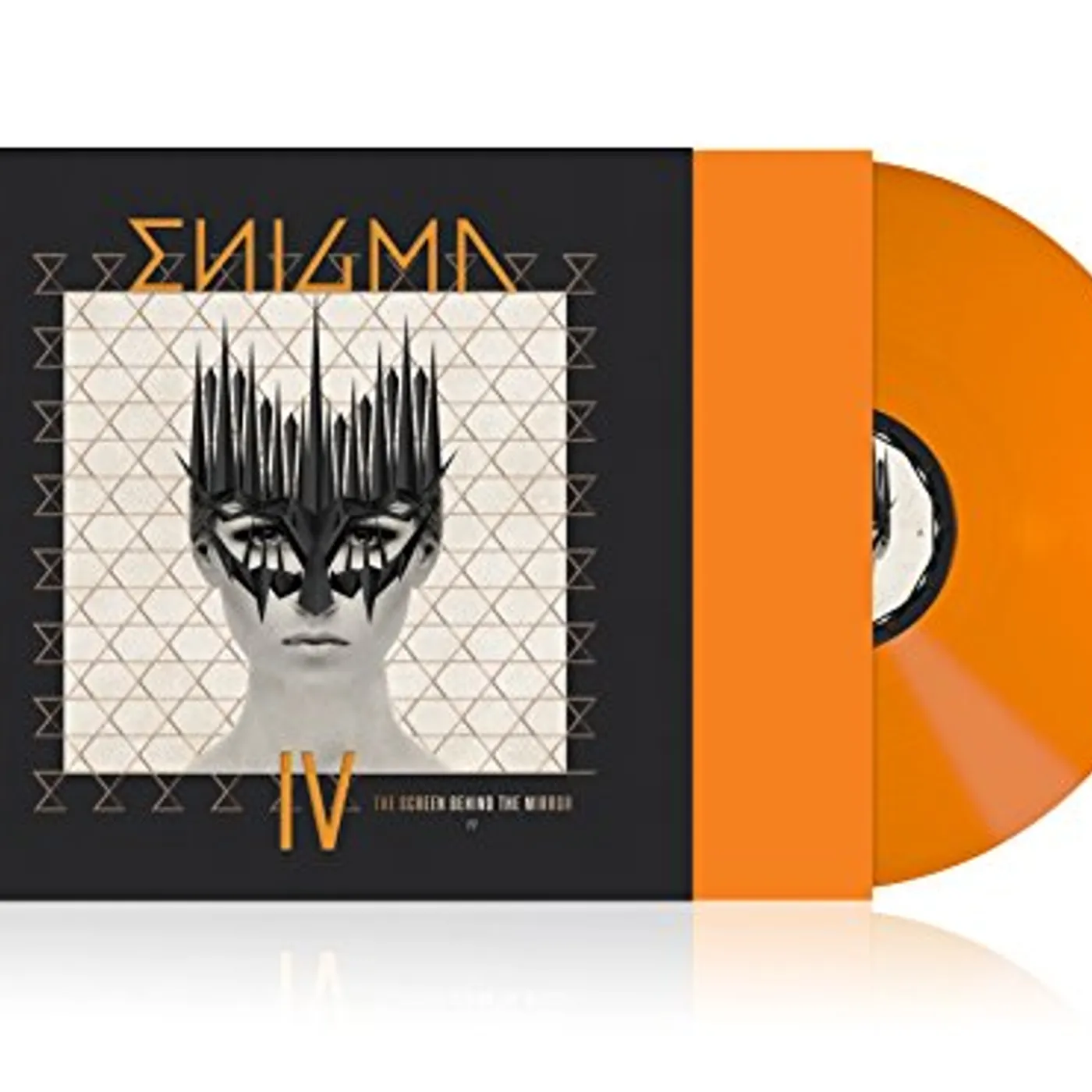 Enigma SCREEN BEHIND THE MIRROR Vinyl Record - Colored Vinyl, Orange Vinyl, Canada Release