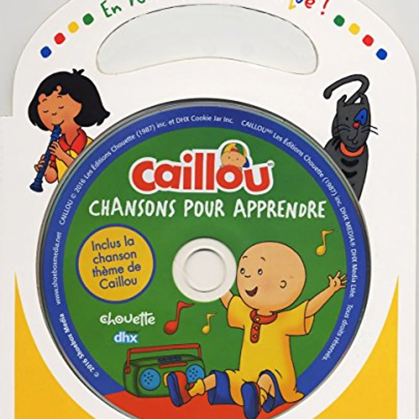 Caillou CHANSONS POUR APPRENDRE CD