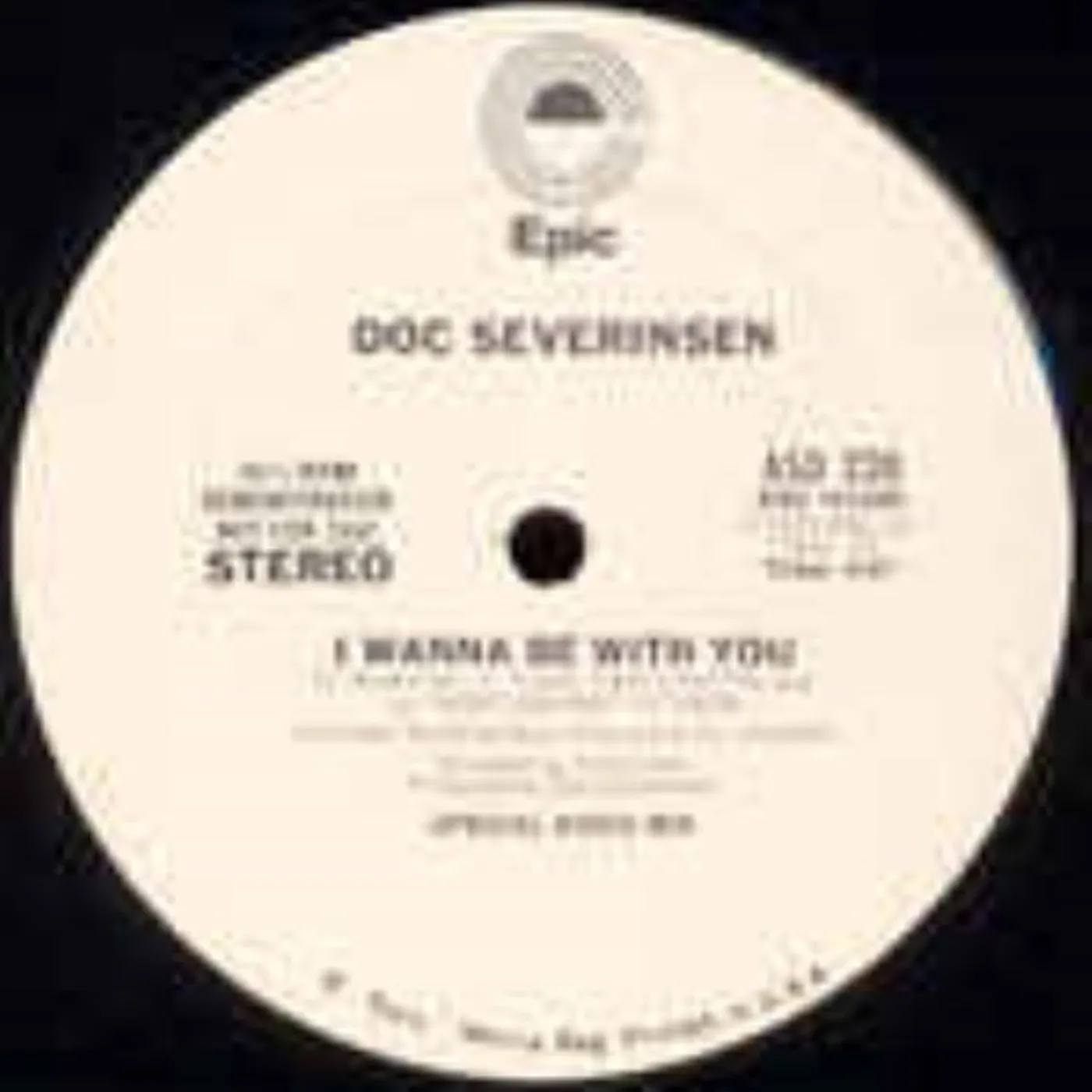 Doc Severinsen I WANNA BE WITH YOU (DJ HARVEY EDIT) Vinyl Record