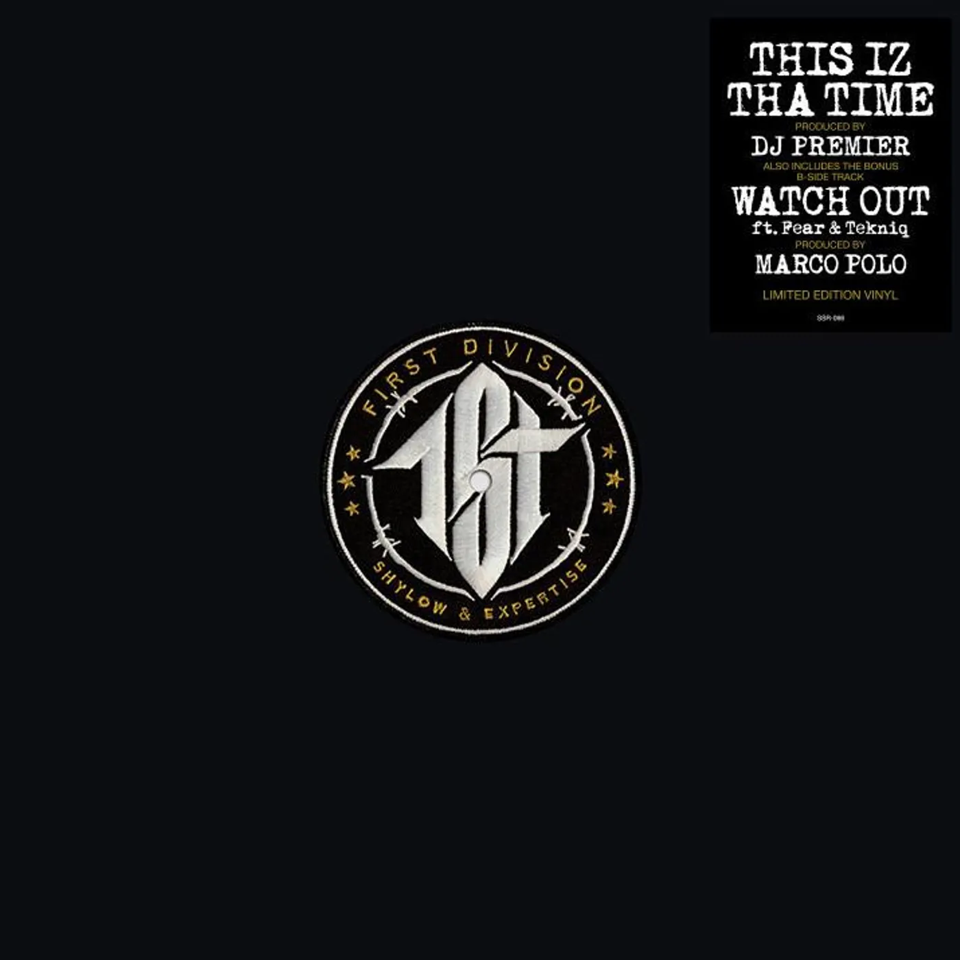 First Division THIS IZ THA TIME (PRODUCED BY DJ PREMIER) Vinyl Record