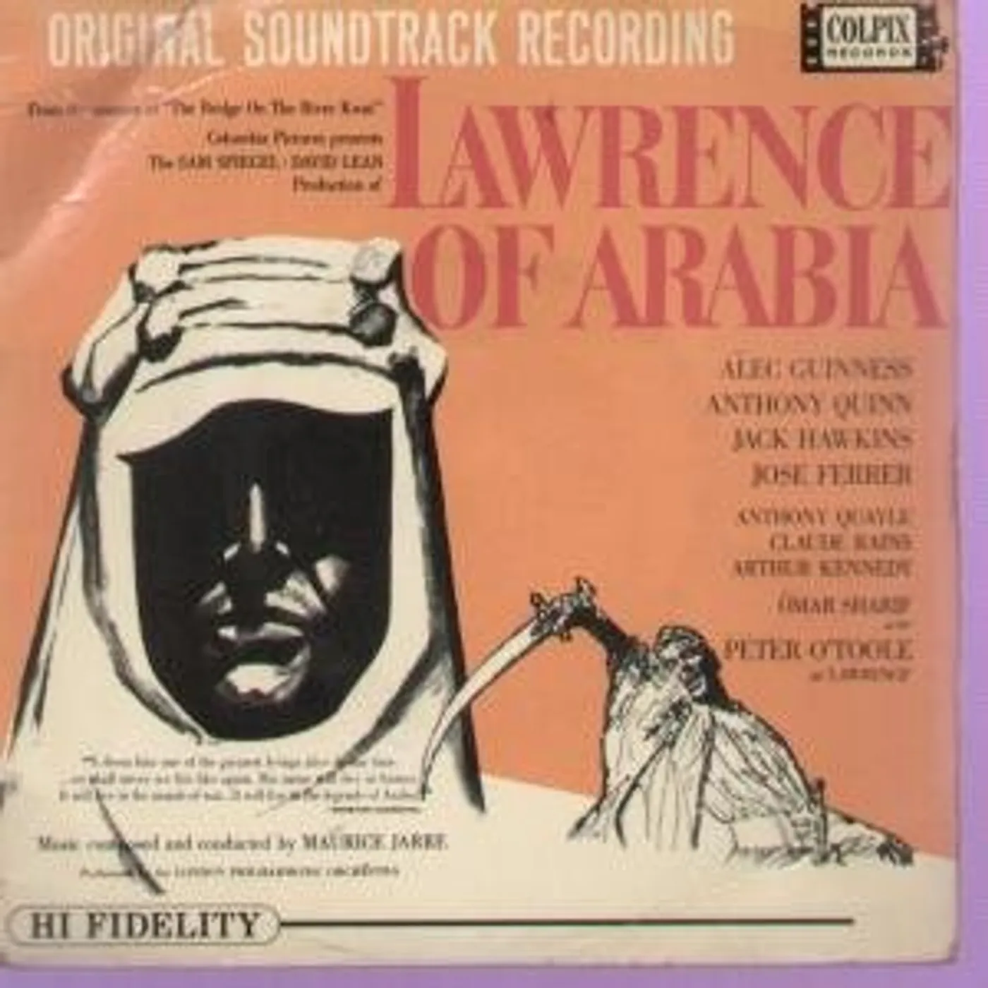 Maurice Jarre LAWRENCE OF ARABIA / Original Soundtrack CD