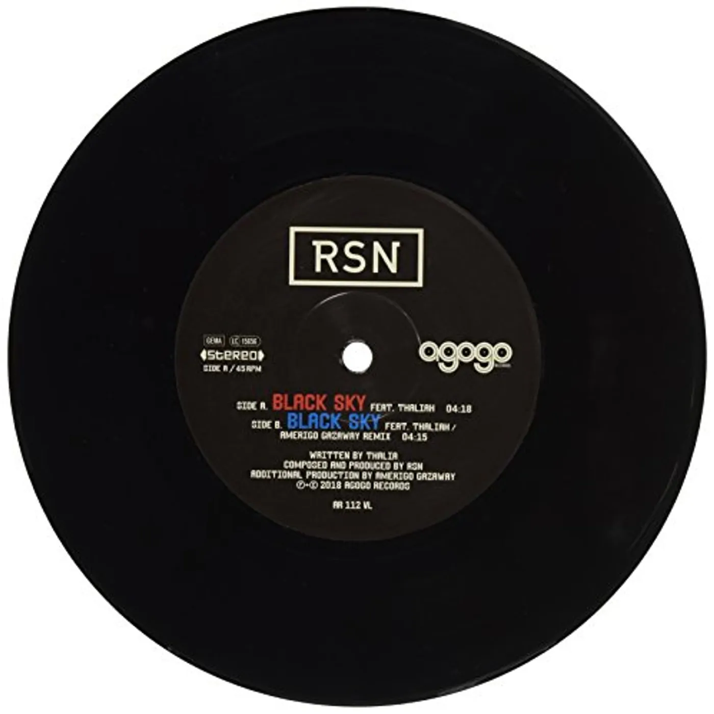 Rsn Black Sky Vinyl Record