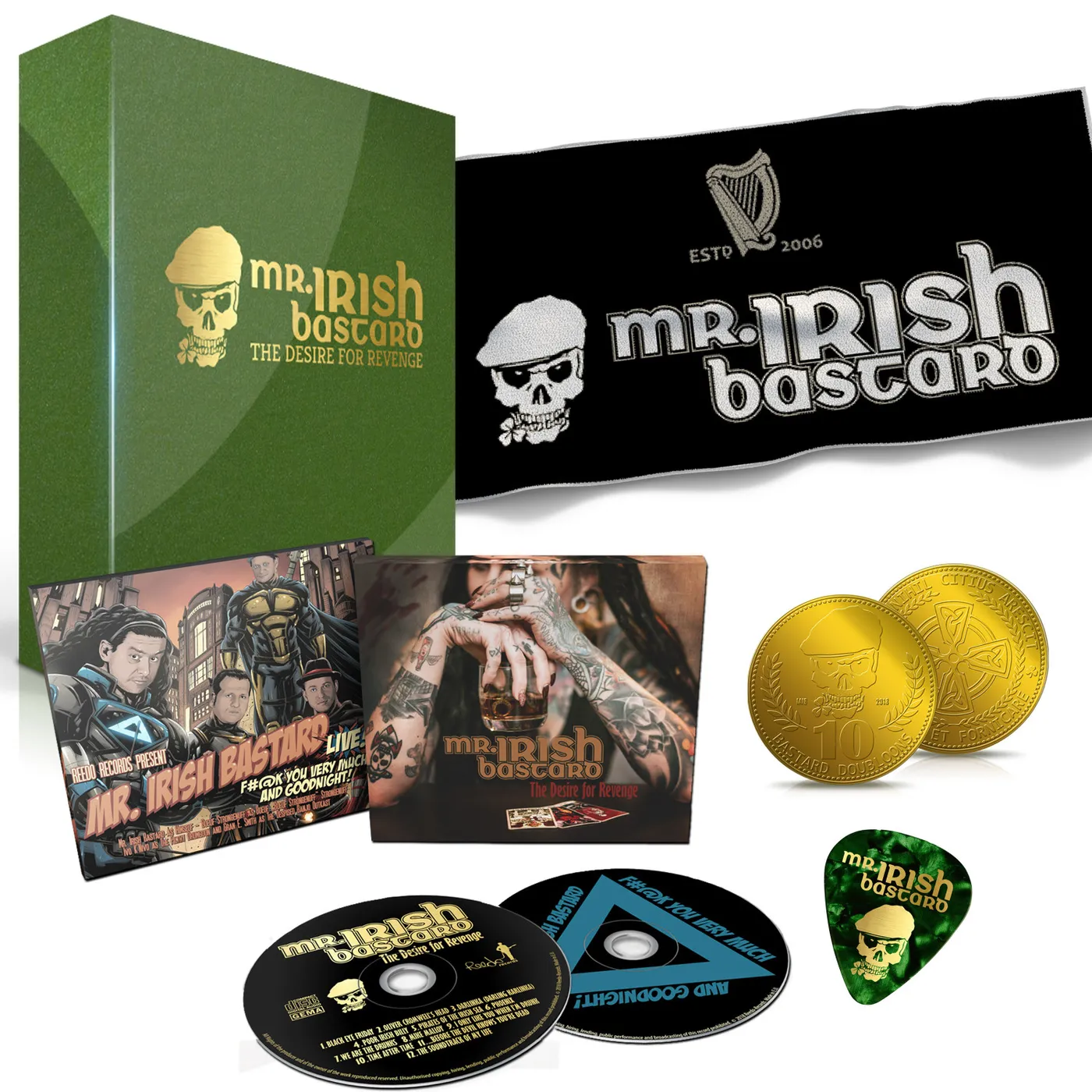 Mr. Irish Bastard Desire For Revenge (Box Set) CD