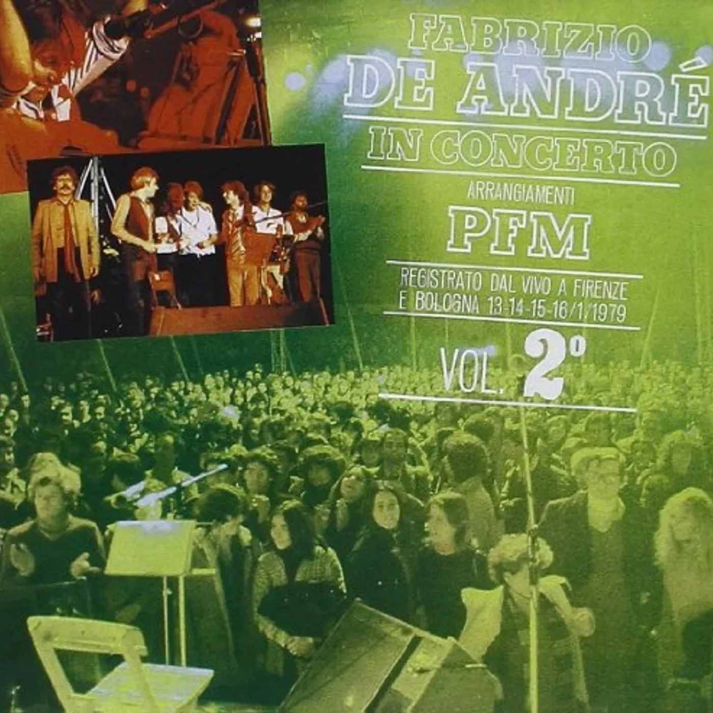 Fabrizio De André ARRANGIAMENTI PFM VOL 2 Vinyl Record