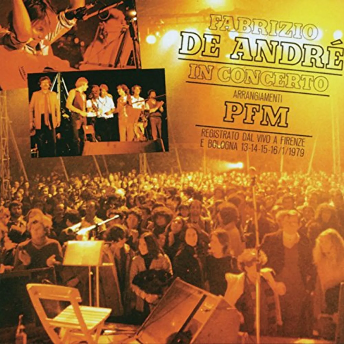 Fabrizio De André ARRANGIAMENTI PFM VOL 1 Vinyl Record