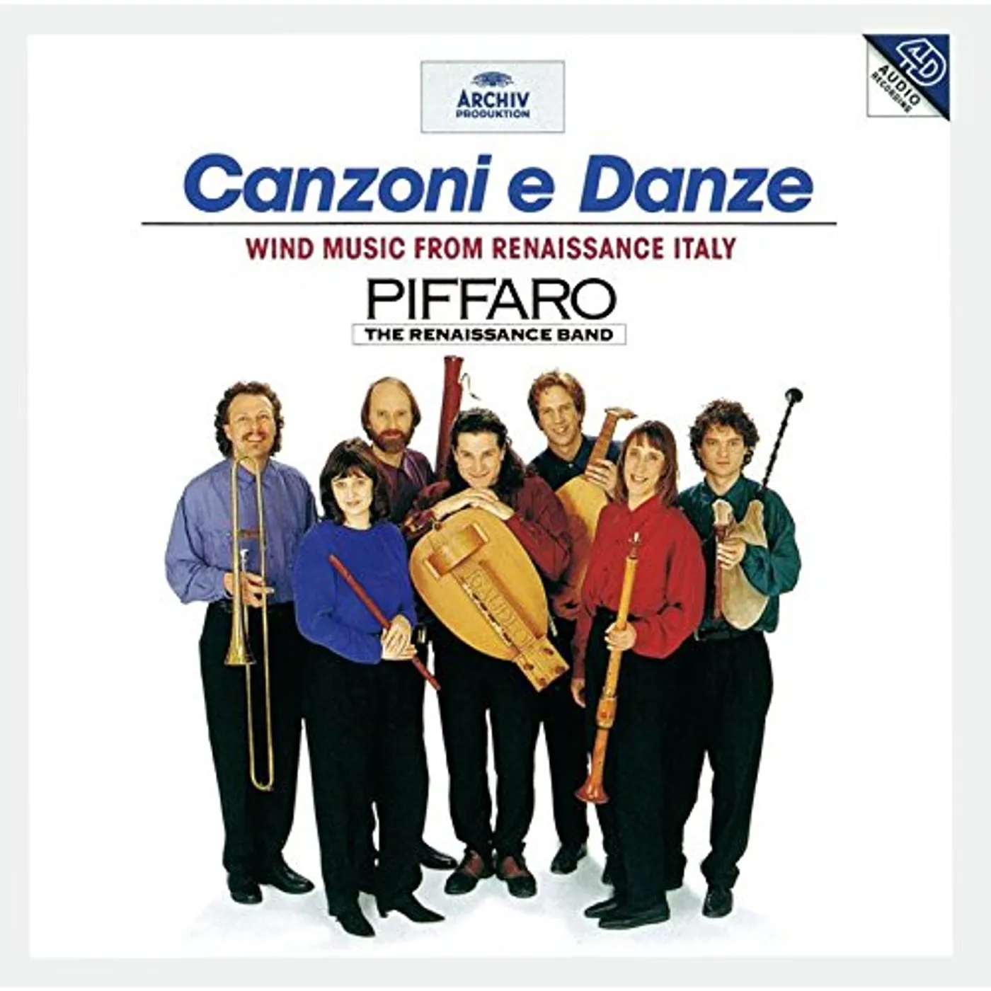 Piffaro CANZONI E DANZE: WIND MUSIC FROM RENAISSANCE ITALY CD