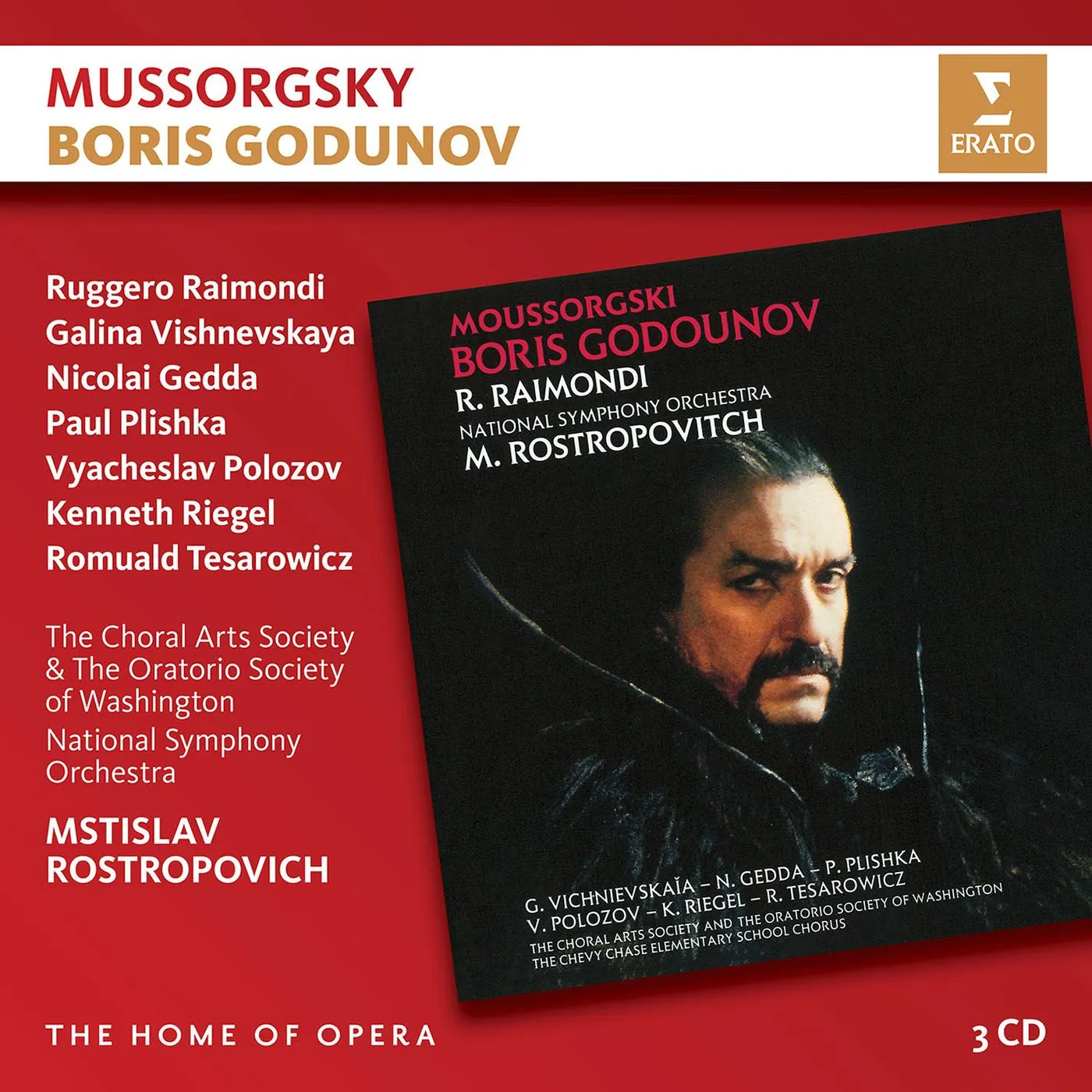Mstislav Rostropovich MUSSORGSKY: BORIS GODUNOV CD