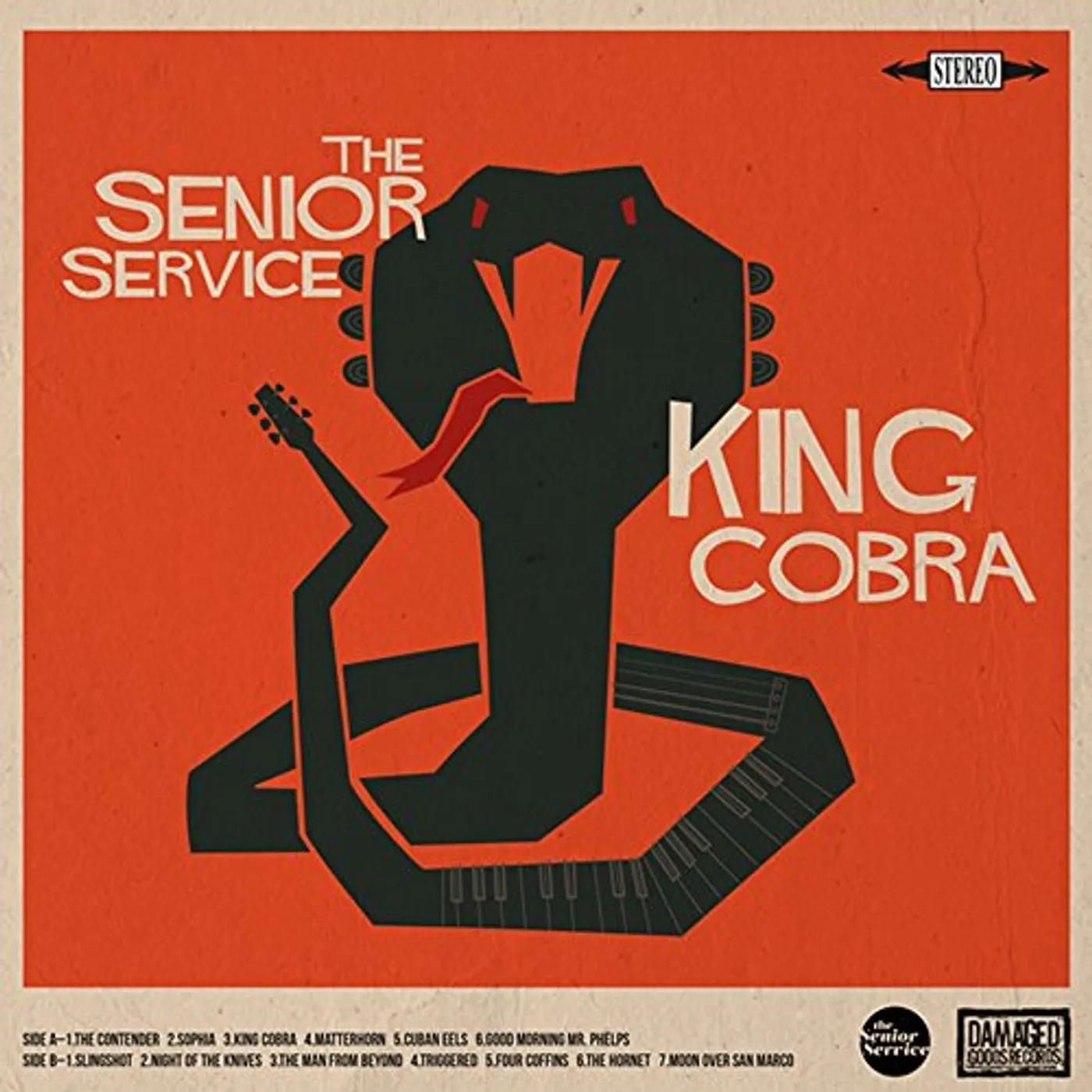 The Senior Service KING COBRA - Original Soundtrack Vinyl Record
