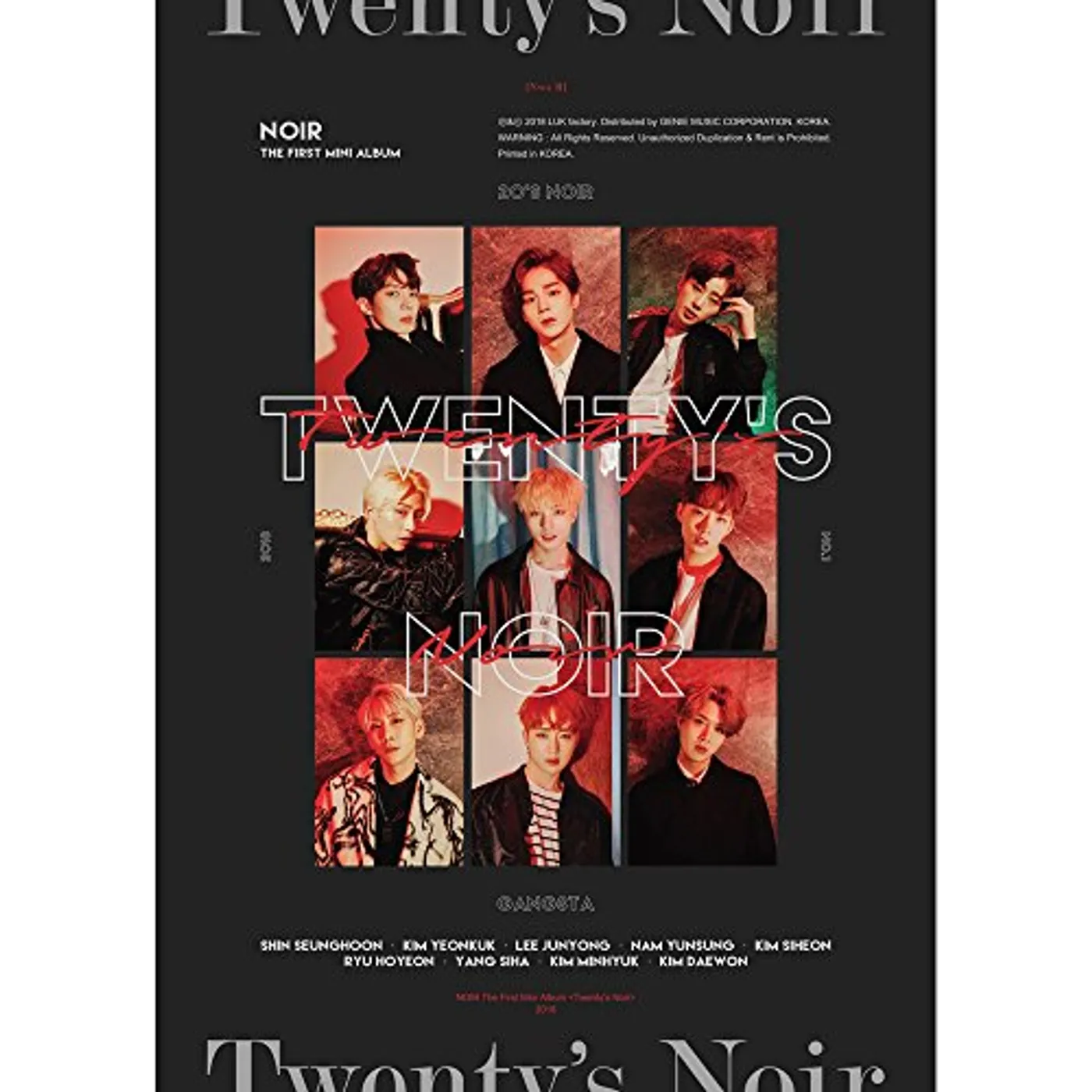 TWENTY'S NOIR (1ST MINI) CD