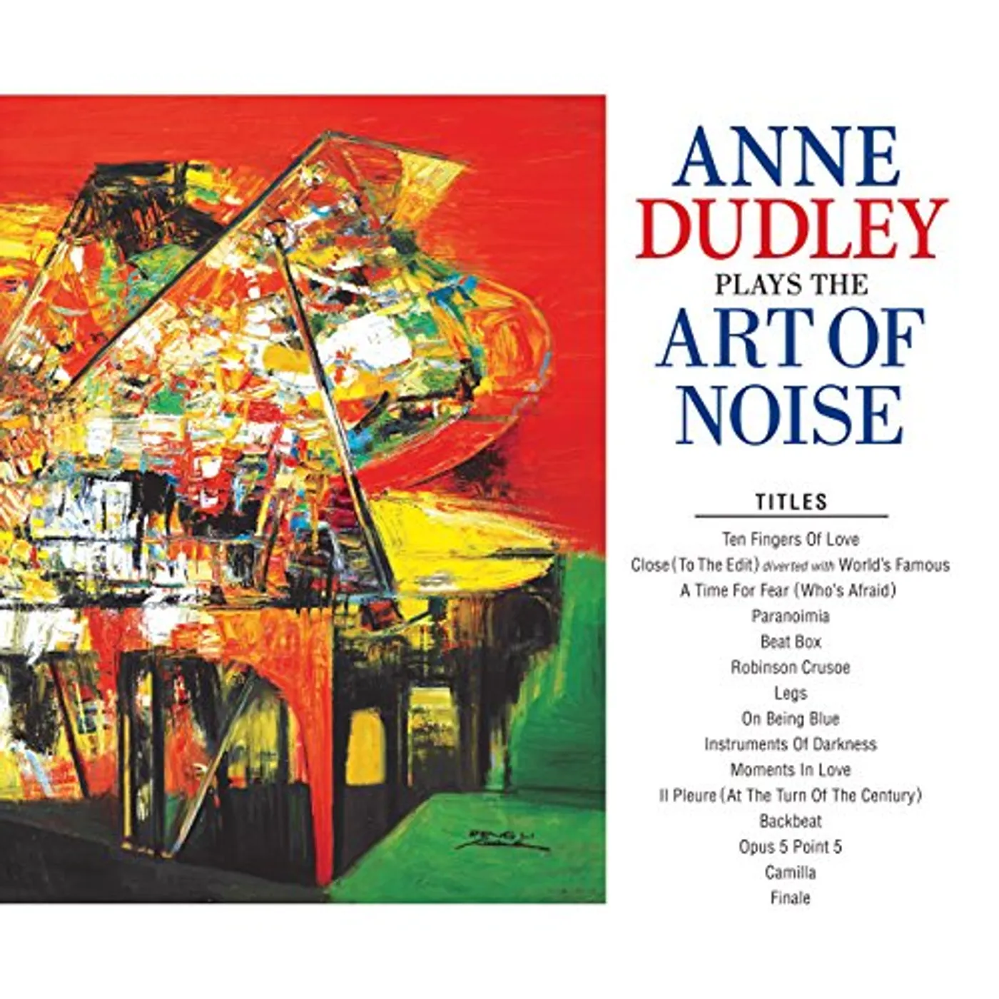 Anne Dudley Plays The Art Of Noise Vinyl Record