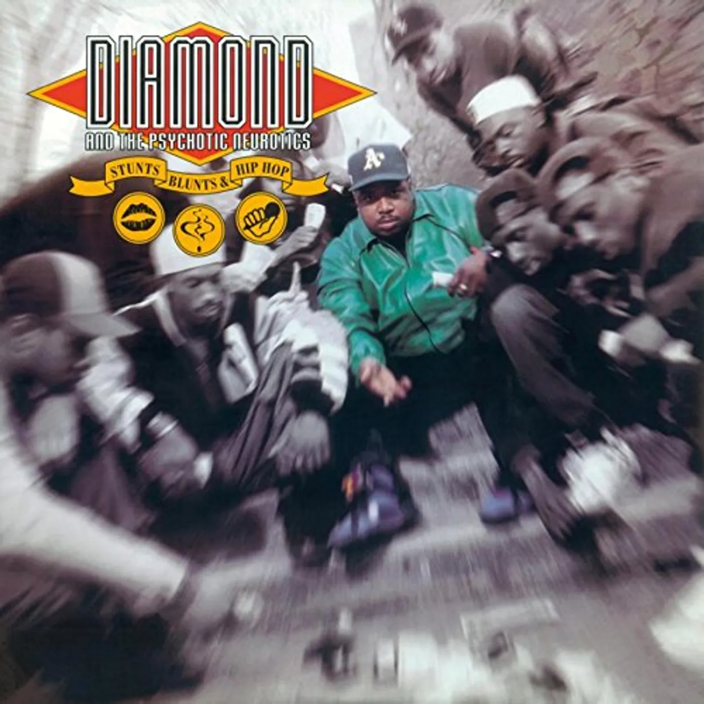 Diamond & The Psychotic Neurotics STUNTS BLUNTS & HIP HOP Vinyl Record