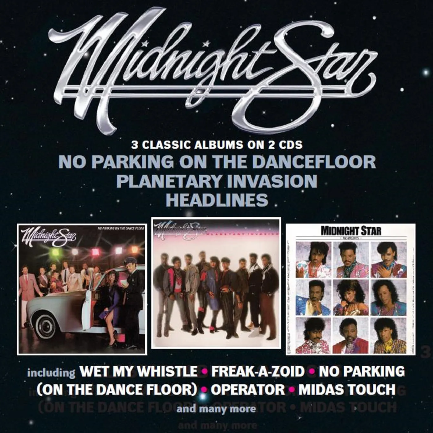 Midnight Star NO PARKING ON THE DANCEFLOOR / PLANETARY INVASION CD