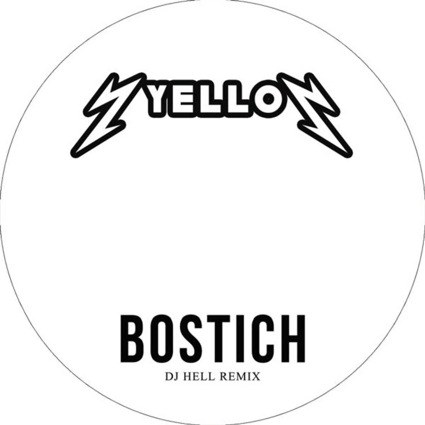 Yello BOSTICH (DJ HELL 2018 REMIX) Vinyl Record