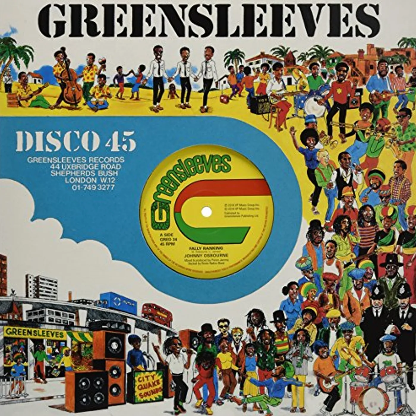 Johnny Osbourne Fally Ranking Vinyl Record