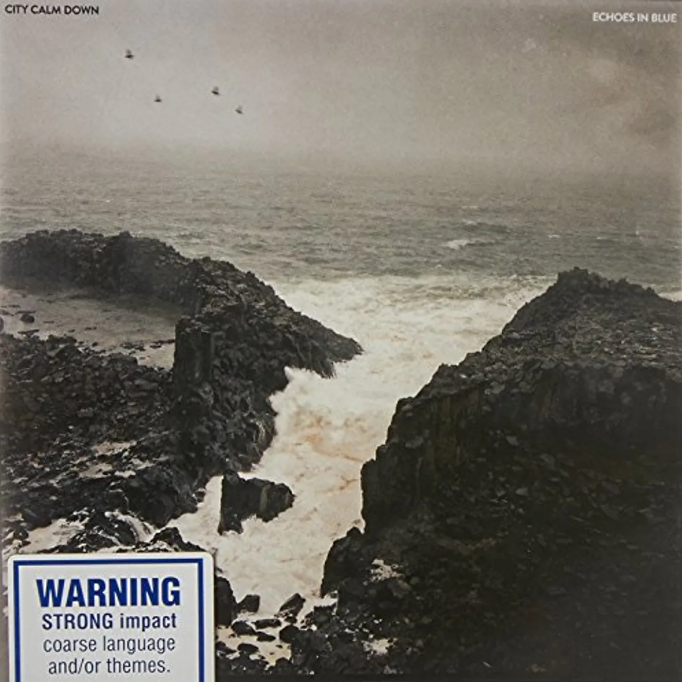 City Calm Down Echoes In Blue Vinyl Record