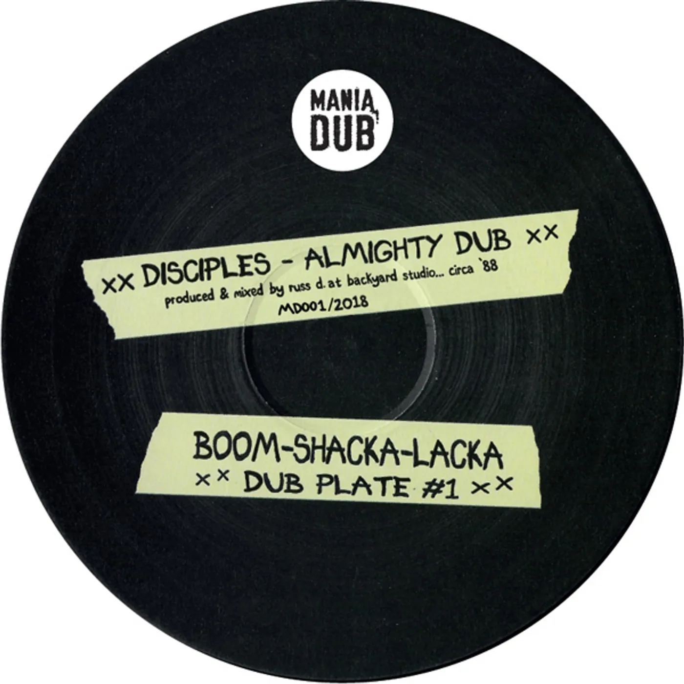 The Disciples Almighty Dub / Zion Rock Dub Vinyl Record