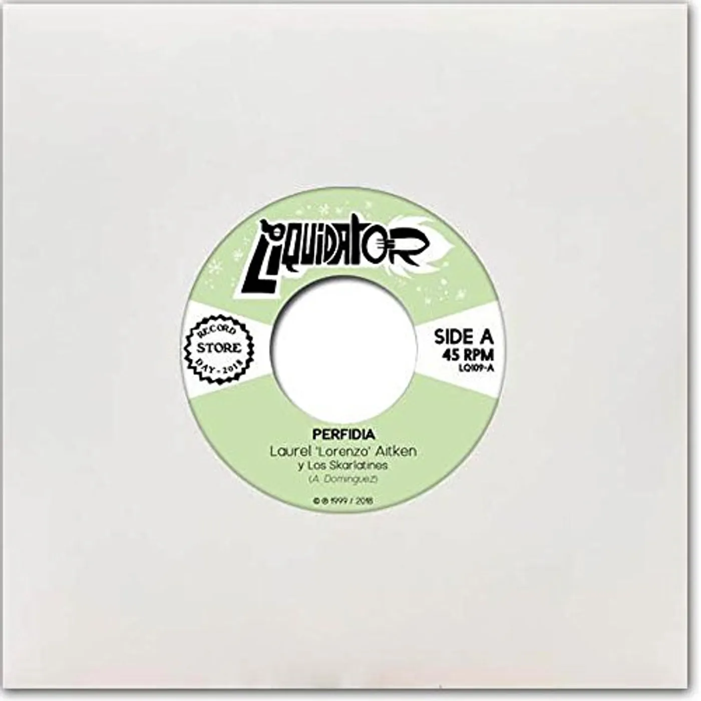 Laurel Aitken PERFIDIA / MI VIDA SIN TU AMOR Vinyl Record