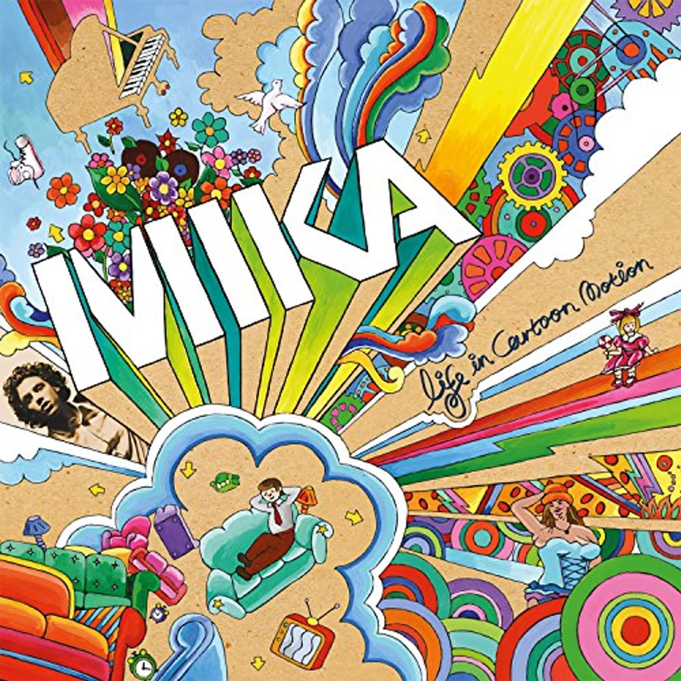 MIKA Life In Cartoon Motion Vinyl Record