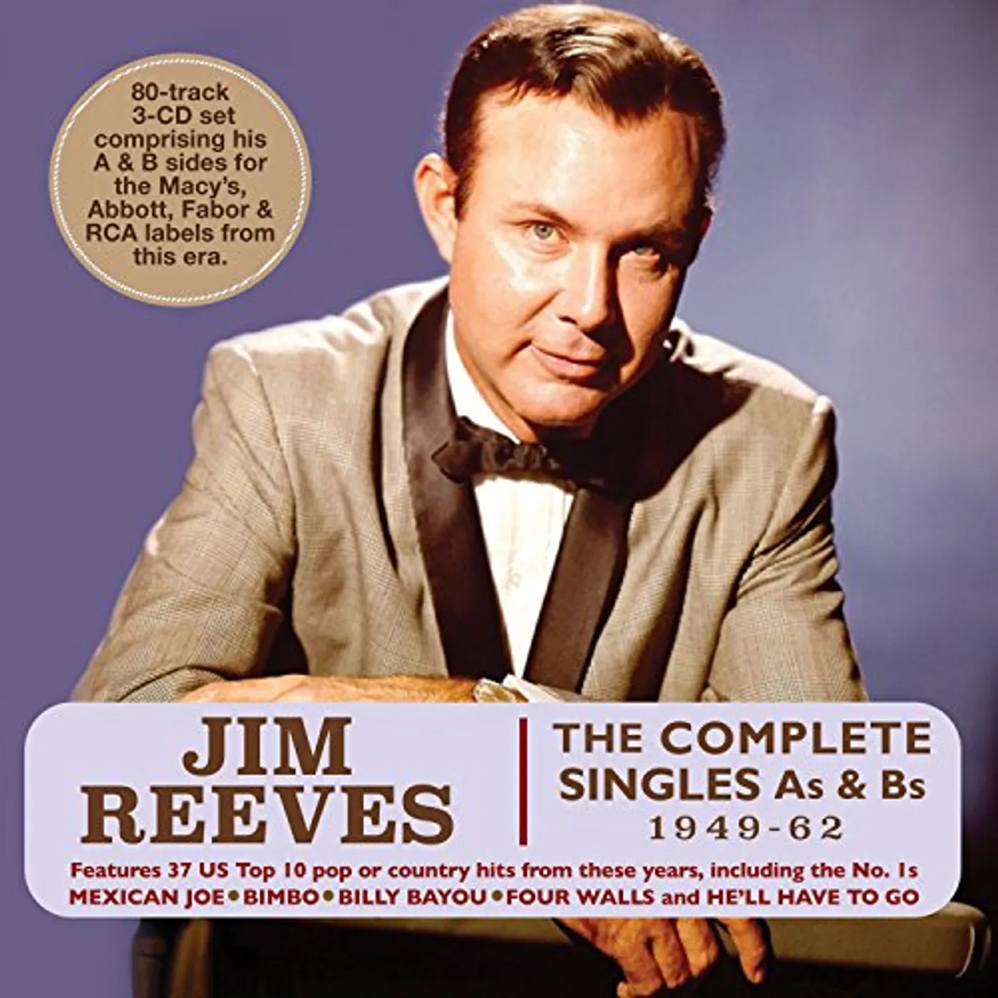Jim Reeves COMPLETE SINGLES AS & BS 1949-62 CD