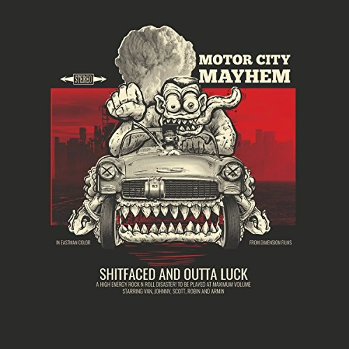 Motor City Mayhem SHITFACED & OUTTA LUCK CD