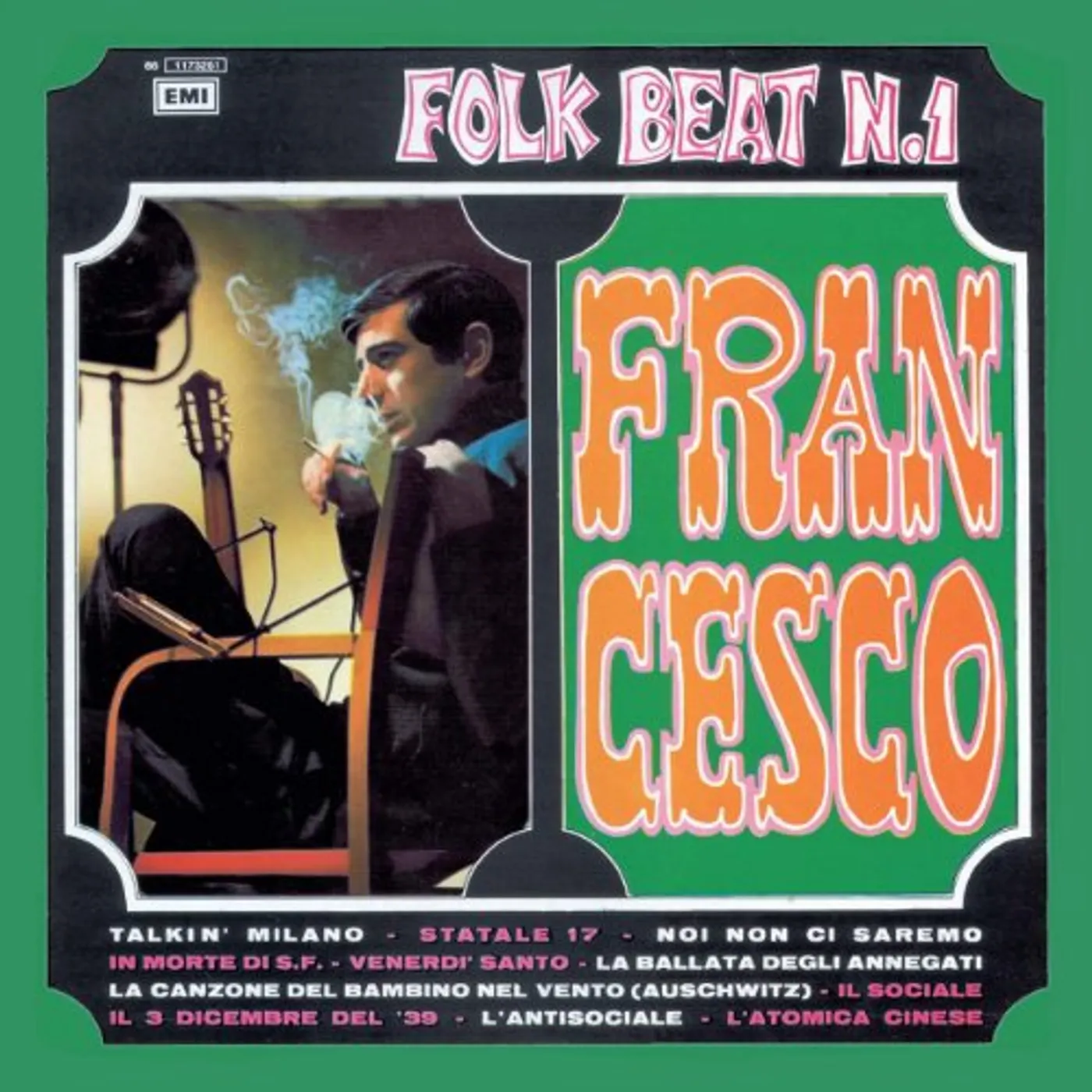 Francesco Guccini FOLK BEAT N1 Vinyl Record