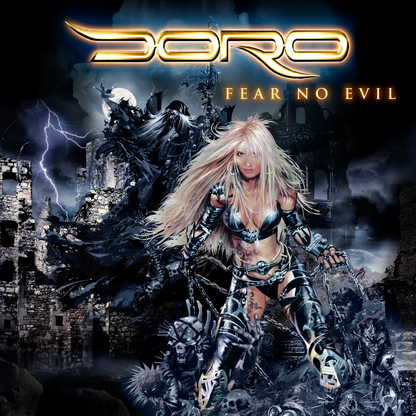 Doro FEAR NO EVIL - Gatefold Colored Double Vinyl Record