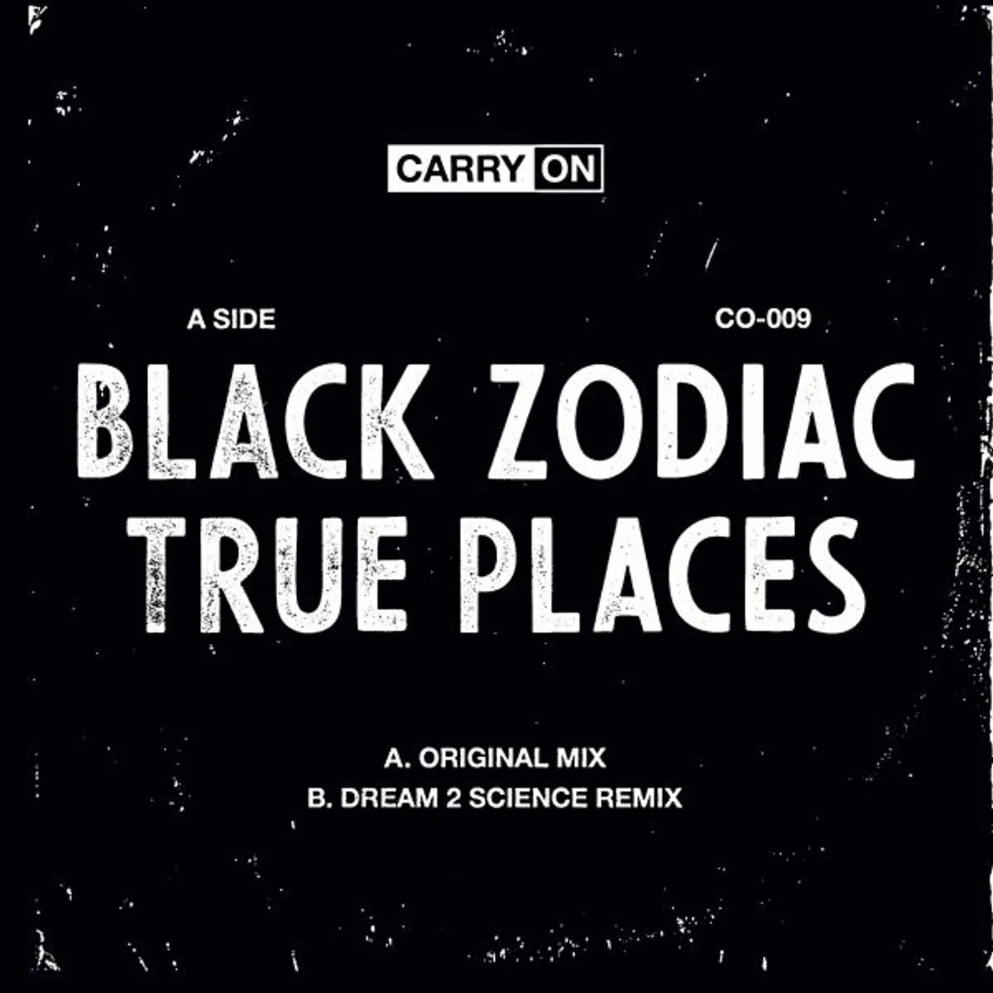 Black Zodiac TRUE PLACES Vinyl Record