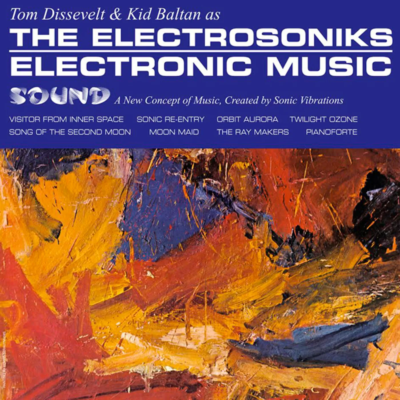 Tom Dissevelt & Kid Baltan As The Electrosoniks ELECTRONIC MUSIC Vinyl Record