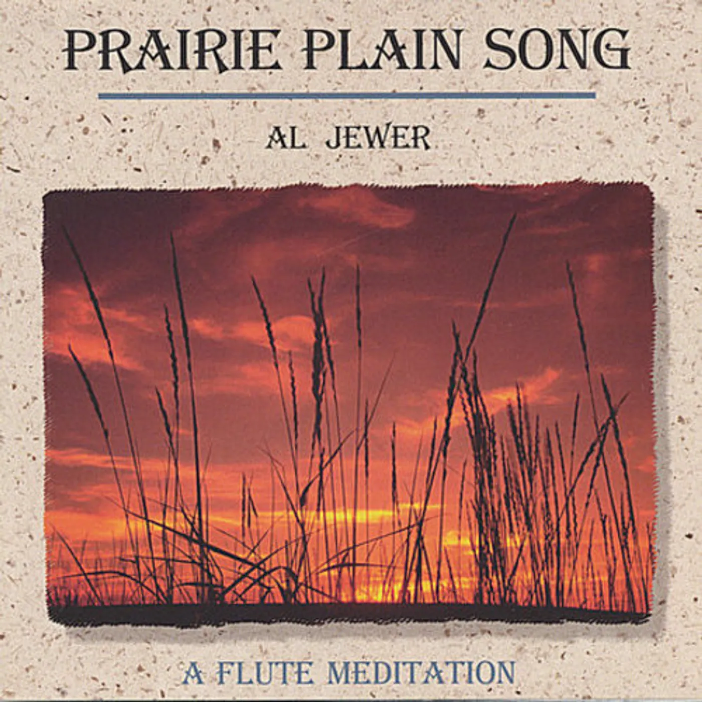 Al Jewer PRAIRIE PLAIN SONG CD