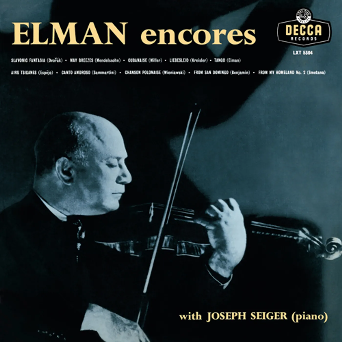 Mischa Elman ENCORES Vinyl Record