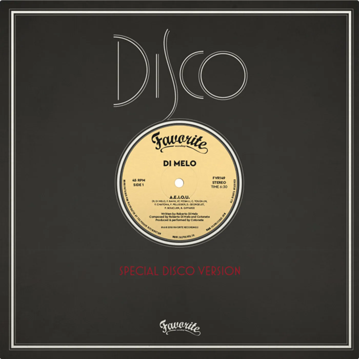 Di Melo A.E.I.O.U. Vinyl Record