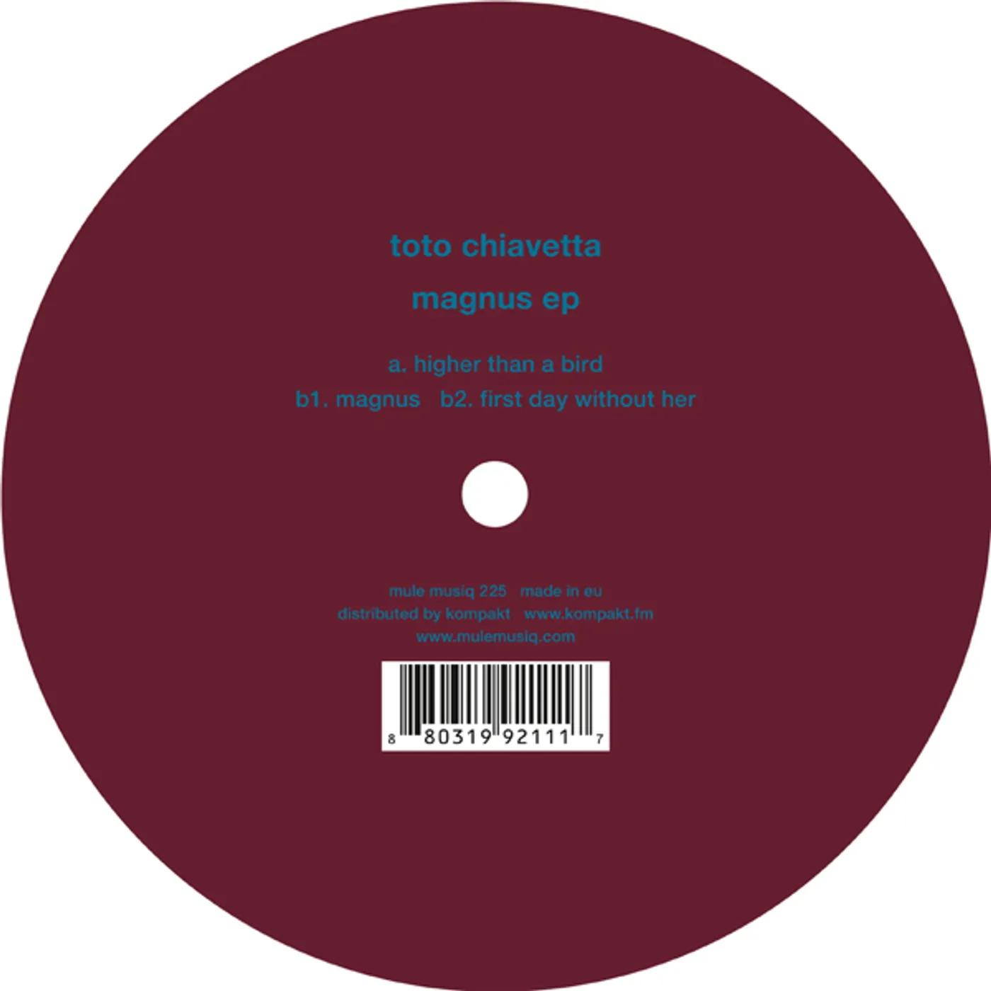 Toto Chiavetta MAGNUS Vinyl Record